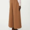 Pantalon en coton drill, couleur tabac