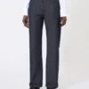 Pantalon en coton effet denim, bleu nuit Pantalon en coton effet denim, bleu nuit