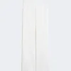 Pantalon en crêpe de laine, blanc Pantalon en crêpe de laine, blanc