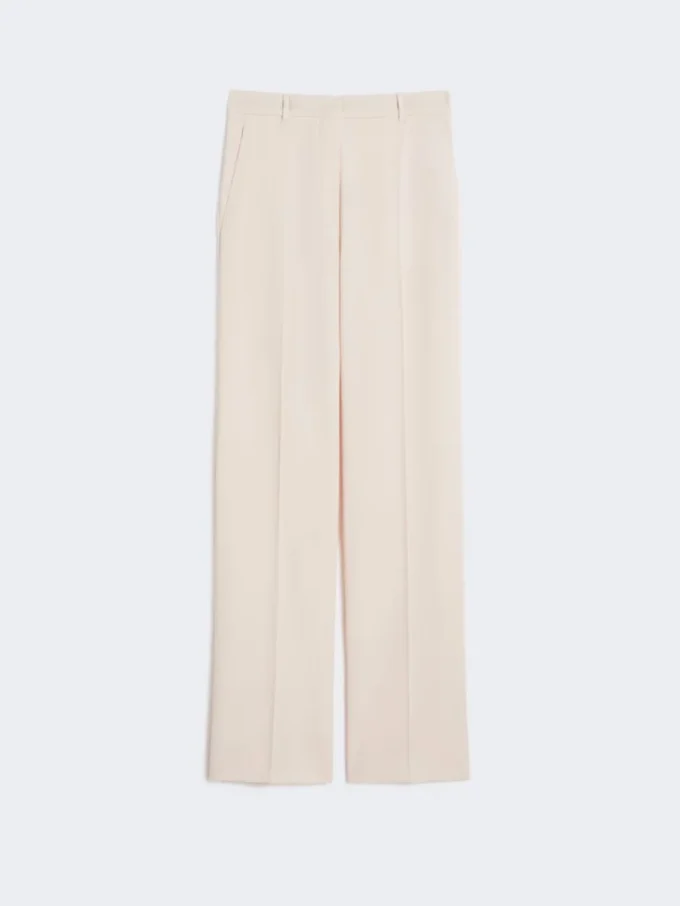 Pantalon en crêpe de laine, rose Pantalon en crêpe de laine, rose