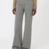 Pantalon en denim coupe droite, noir