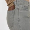 Pantalon en denim coupe droite, noir