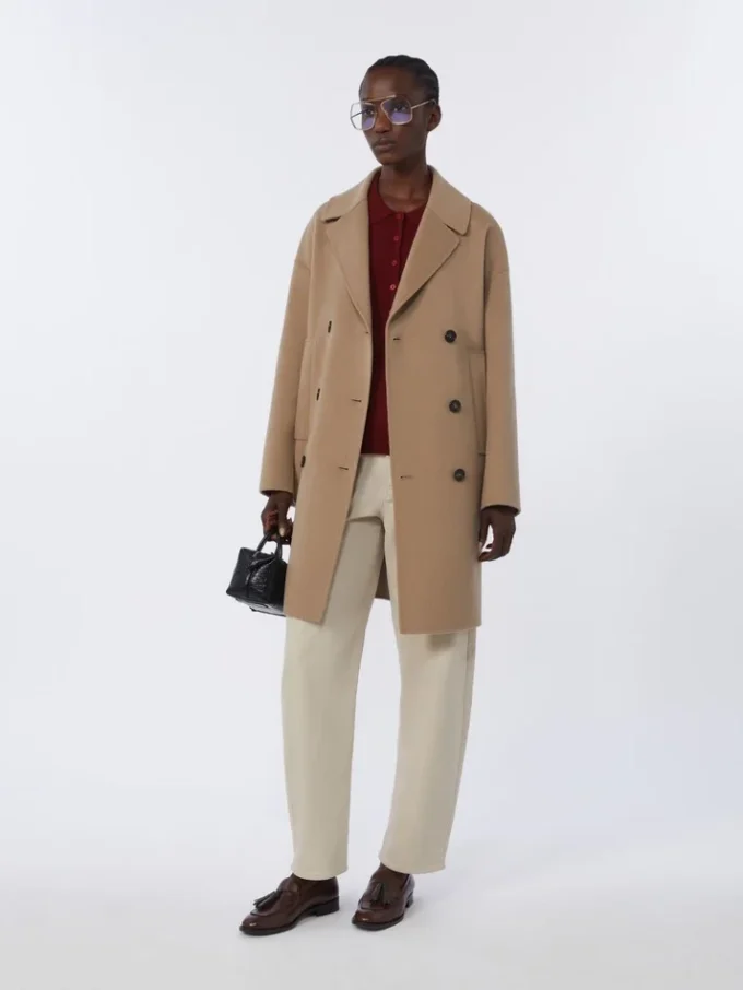 Pantalon en denim stretch, couleur naturelle