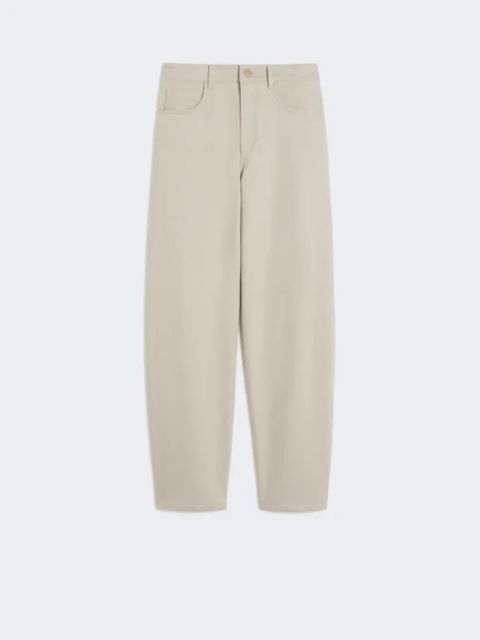 Pantalon en denim stretch, couleur naturelle