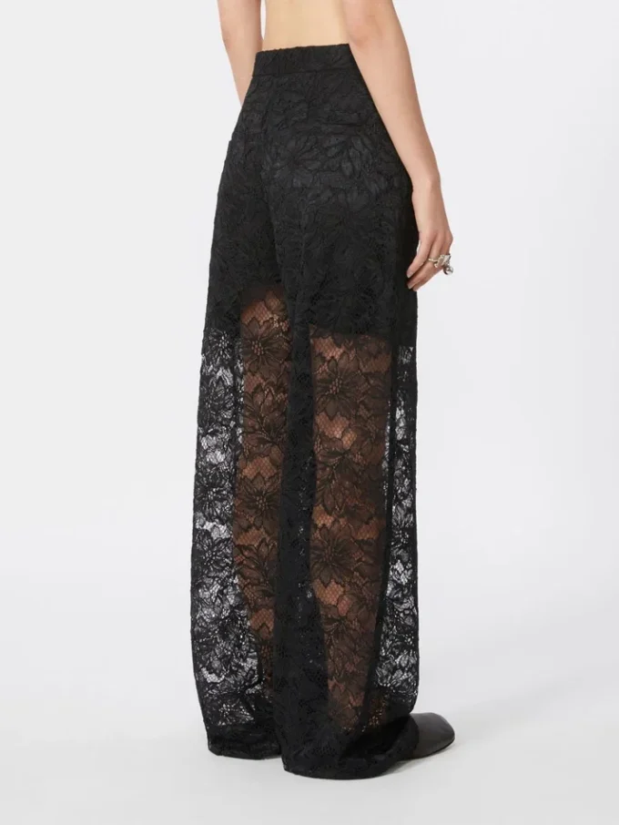 Pantalon en dentelle, noir Pantalon en dentelle, noir