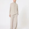 Pantalon en fil de cachemire, beige Pantalon en fil de cachemire, beige