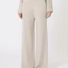 Pantalon en fil de cachemire, beige Pantalon en fil de cachemire, beige