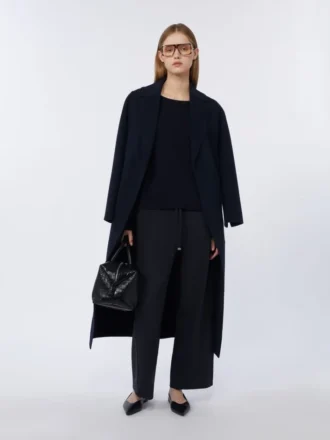 Pull oversize en laine, bleu outremer