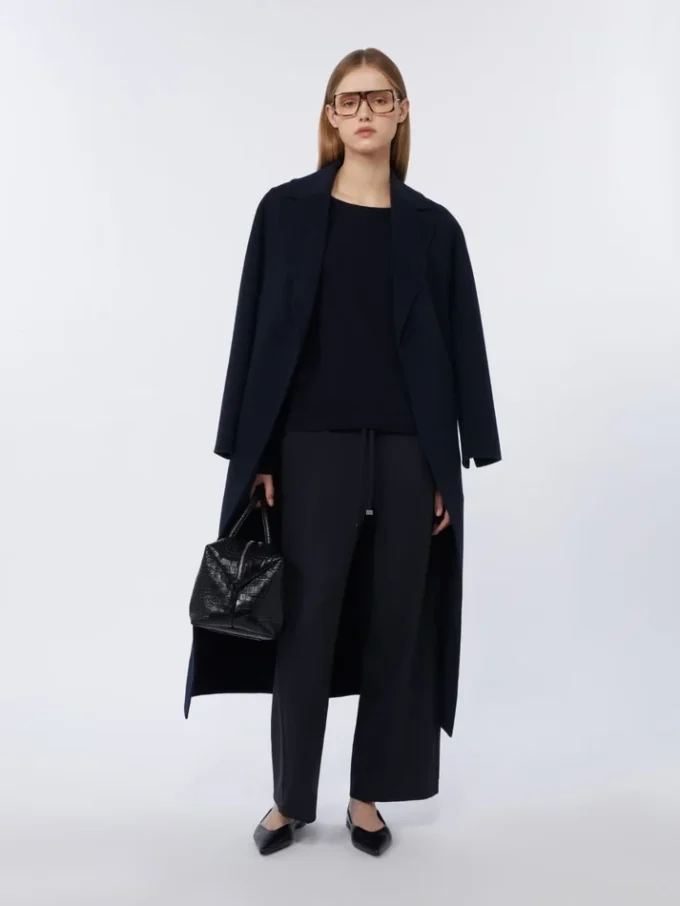 Pull oversize en laine, bleu outremer