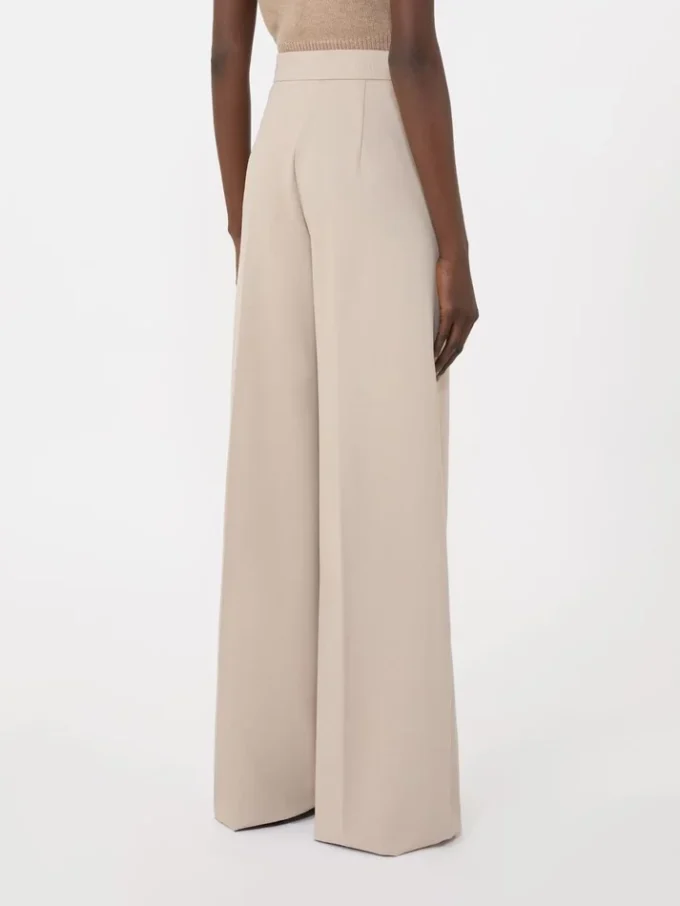 Pantalon en jersey ajusté, couleur sable Pantalon en jersey ajusté, couleur sable