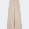 Pantalon en jersey ajusté, couleur sable Pantalon en jersey ajusté, couleur sable