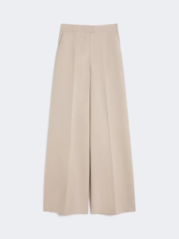 Pantalon en jersey ajusté, couleur sable Pantalon en jersey ajusté, couleur sable