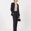 Blazer en jersey à double boutonnage Milano-knit, bleu marine Blazer en jersey à double boutonnage Milano-knit, bleu marine