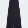 Pantalon en jersey compact, bleu outremer Pantalon en jersey compact, bleu outremer