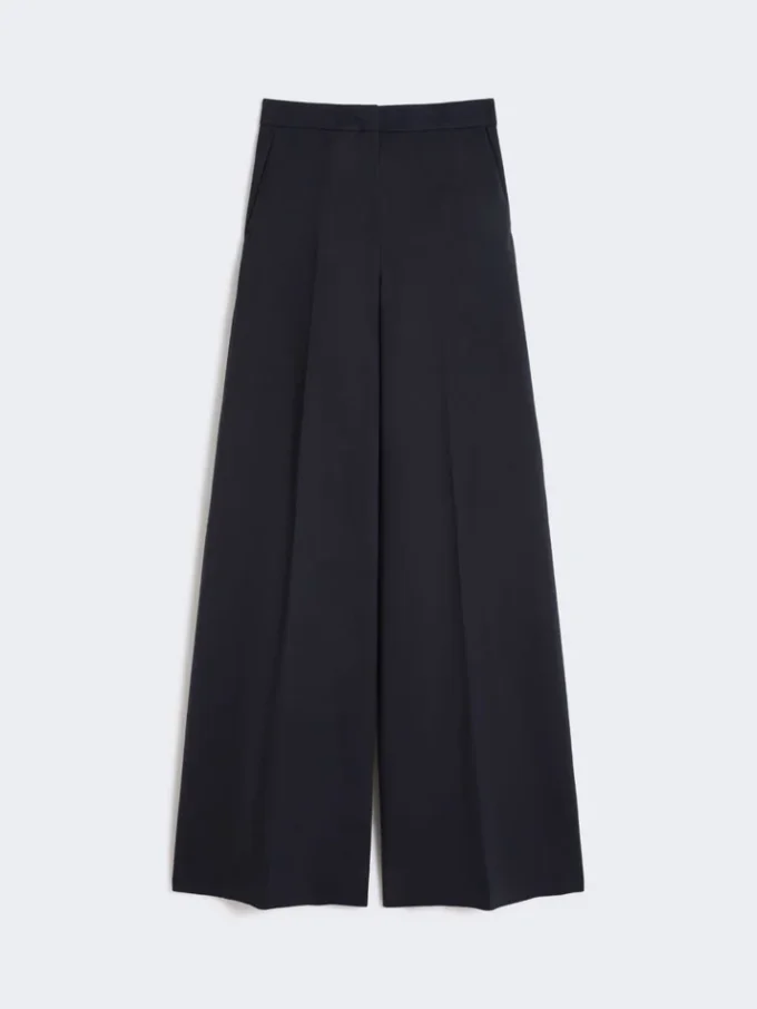 Pantalon en jersey compact, bleu outremer Pantalon en jersey compact, bleu outremer