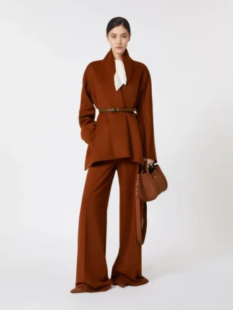 Veste style robe couleur camel, terra cotta