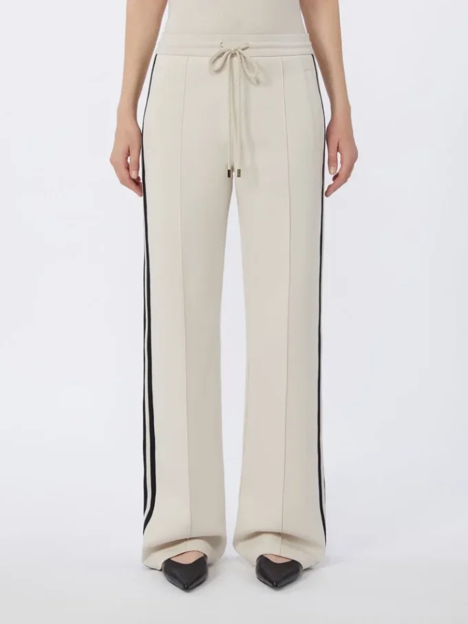 Pantalon en jersey de coton, écru Pantalon en jersey de coton, écru