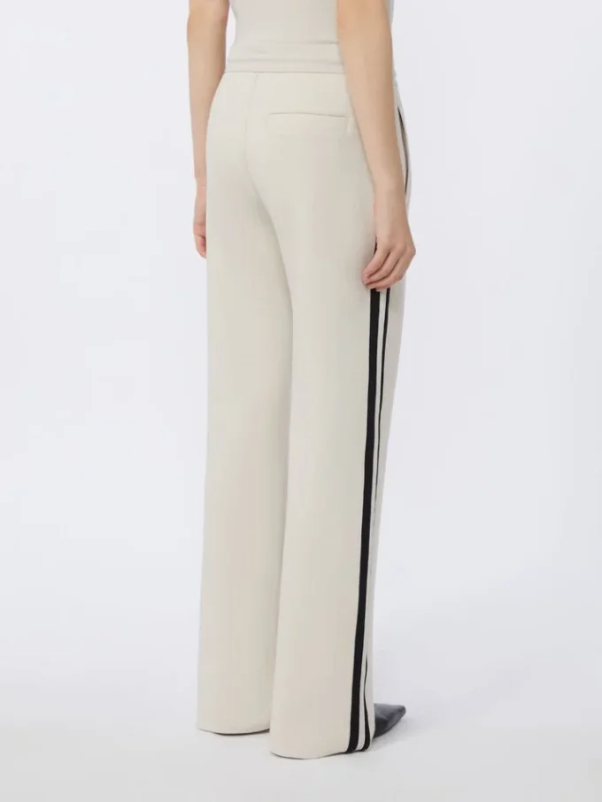 Pantalon en jersey de coton, écru Pantalon en jersey de coton, écru