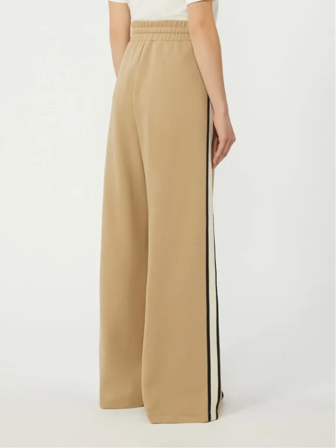 Pantalon en jersey de coton, marron noisette Pantalon en jersey de coton, marron noisette