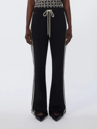 Pantalon en jersey de coton, noir
