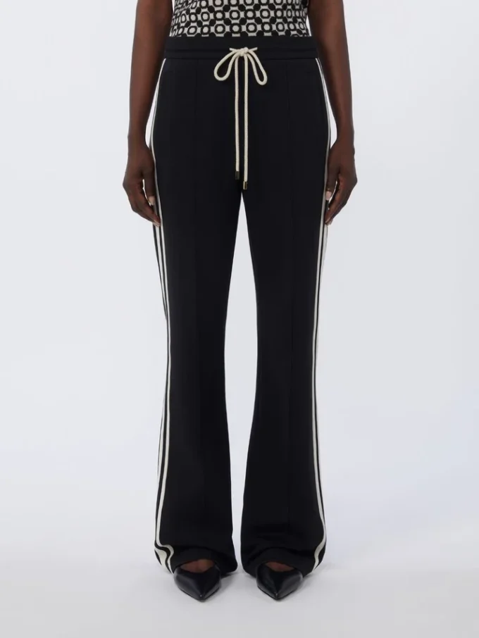 Pantalon en jersey de coton, noir Pantalon en jersey de coton, noir