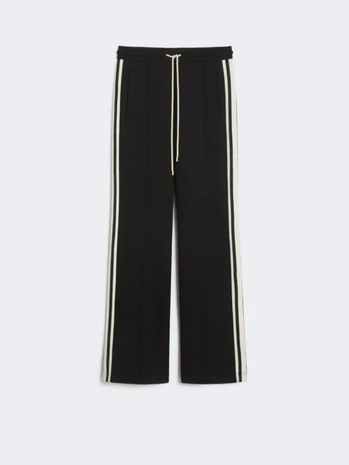 Pantalon en jersey de coton, noir Pantalon en jersey de coton, noir