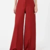 Pantalon en jersey de gabardine de coton, rouge Pantalon en jersey de gabardine de coton, rouge