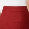 Pantalon en jersey de gabardine de coton, rouge Pantalon en jersey de gabardine de coton, rouge