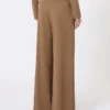 Pantalon en jersey de laine, couleur tabac Pantalon en jersey de laine, couleur tabac