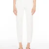 Pantalon en jersey de viscose, blanc Pantalon en jersey de viscose, blanc