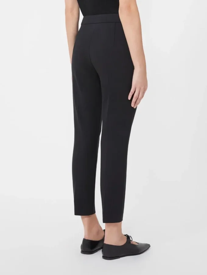Pantalon en jersey de viscose, noir