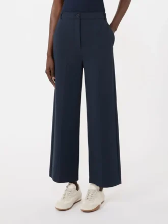 Pantalon en jersey Double Face, bleu marine Pantalon en jersey Double Face, bleu marine