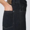 Pantalon en jersey effet denim, bleu outremer Pantalon en jersey effet denim, bleu outremer