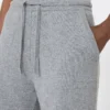 Pantalon en laine et cachemire, gris moyen Pantalon en laine et cachemire, gris moyen
