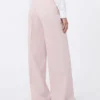 Pantalon en laine, mohair et soie, beige rosé