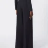 Pantalon en laine seersucker, bleu outremer Pantalon en laine seersucker, bleu outremer