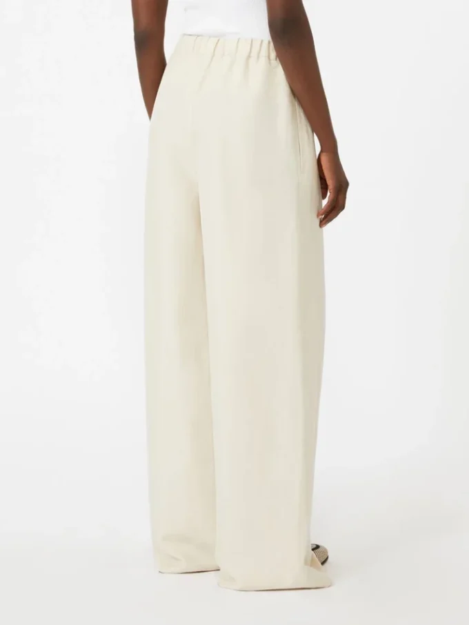 Pantalon en lin et soie, beige Pantalon en lin et soie, beige