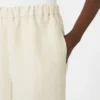 Pantalon en lin et soie, beige Pantalon en lin et soie, beige
