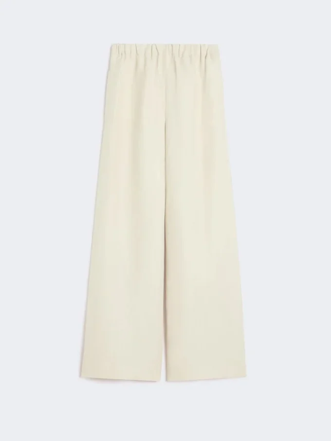 Pantalon en lin et soie, beige Pantalon en lin et soie, beige