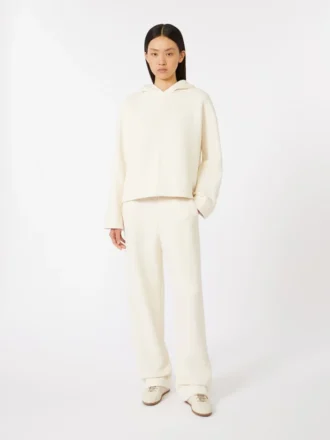 Sweat-shirt en jersey de coton, ivoire Sweat-shirt en jersey de coton, ivoire