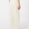 Pantalon en molleton de coton, ivoire Pantalon en molleton de coton, ivoire