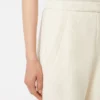 Pantalon en molleton de coton, ivoire Pantalon en molleton de coton, ivoire