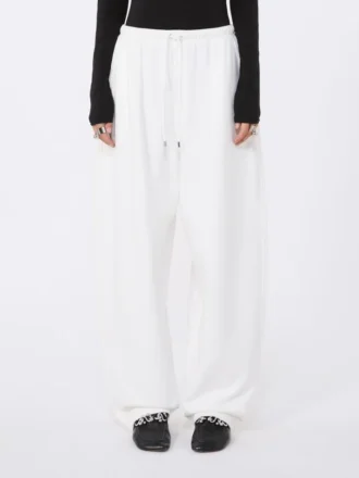 Pantalon en molleton, ivoire