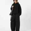 Pantalon en molleton, noir Pantalon en molleton, noir