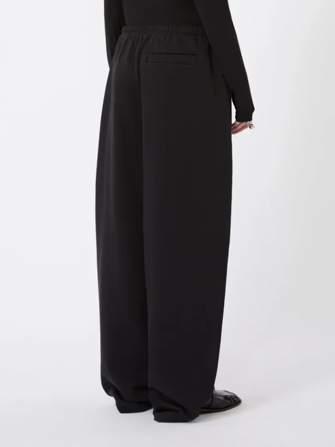 Pantalon en molleton, noir Pantalon en molleton, noir