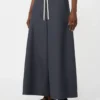 Pantalon en popeline à cordon de serrage, bleu outremer Pantalon en popeline à cordon de serrage, bleu outremer