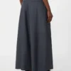 Pantalon en popeline à cordon de serrage, bleu outremer Pantalon en popeline à cordon de serrage, bleu outremer