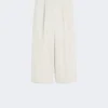 Pantalon en popeline de coton, couleur glace Pantalon en popeline de coton, couleur glace