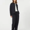 Pantalon en pure laine, bleu marine Pantalon en pure laine, bleu marine