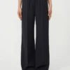 Pantalon en pure laine, bleu marine Pantalon en pure laine, bleu marine